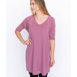 Agnes & Dora Love Tunic Dark Mauve